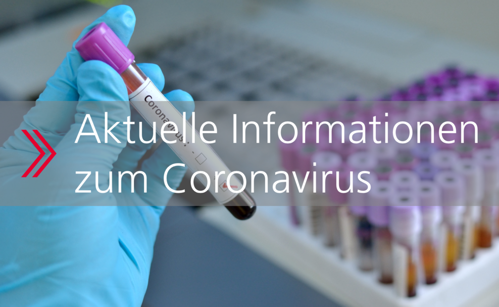 Schmuckgrafik (zum Artikel: Aktuelle Informationen zum Coronavirus)